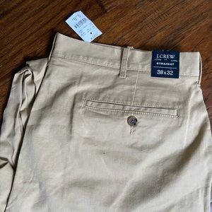 NWT Men’s J. Crew 38x32 flex khaki chino pants